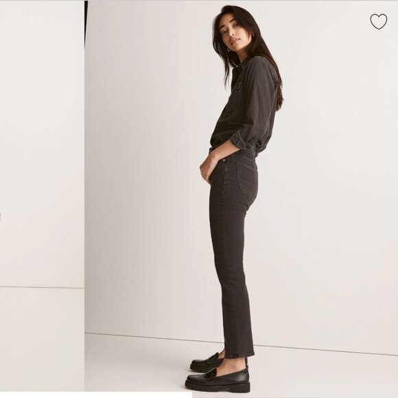 MADEWELL Kick Out Crop Jeans - Starkey Wash - Picture 4 of 6